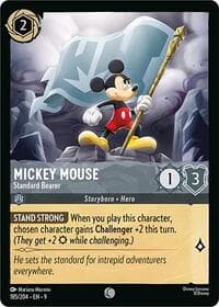 Mickey Mouse - Standard Bearer - Fabled - Disney Lorcana card