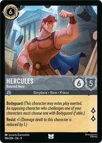 Hercules - Beloved Hero - Fabled - Disney Lorcana card