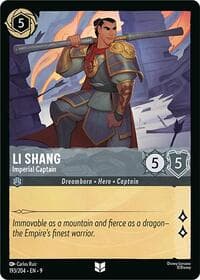 Li Shang - Imperial Captain - Fabled - Disney Lorcana card
