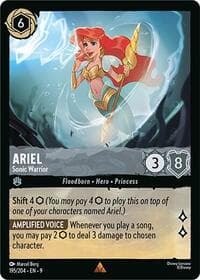 Ariel - Sonic Warrior - Fabled - Disney Lorcana card