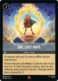 One Last Hope - Fabled - Disney Lorcana card