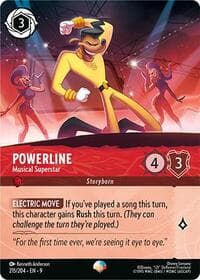 Powerline - Musical Superstar (Epic) - Fabled - Disney Lorcana card