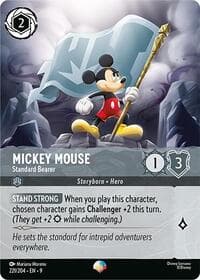 Mickey Mouse - Standard Bearer (Epic) - Fabled - Disney Lorcana card