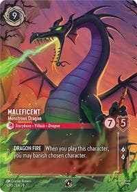 Maleficent - Monstrous Dragon (Store Championship) - Disney Lorcana Promo Cards - Disney Lorcana card