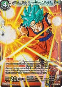 SSB Son Goku, Power Through Evolution - Prismatic Clash - Dragon Ball Super: Masters card