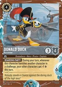 Donald Duck - Buccaneer (Disney Cruise Promo) - Disney Lorcana Promo Cards - Disney Lorcana card