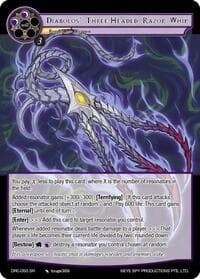 Diabolos' Three-Headed Razor Whip - Descent into the Raven's Catacombs - Force of Will card