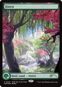 Forest (Year of the Snake 2025) - Standard Showdown Promos - Magic: The Gathering card