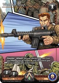 Webber, Firing - Spoils of the Forgotten - Alpha Clash card