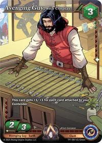 Avenging Guy, with Cosplay - Spoils of the Forgotten - Alpha Clash card