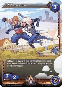 LINN, Locked In - Spoils of the Forgotten - Alpha Clash card