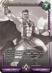 Position to Power (Monochrome) - Spoils of the Forgotten - Alpha Clash card
