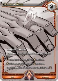 Clarity's Ring (Monochrome) - Spoils of the Forgotten - Alpha Clash card