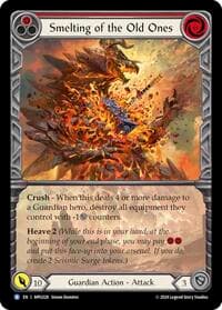 Smelting of the Old Ones (Extended Art) - Mastery Pack Guardian - Flesh and Blood TCG card