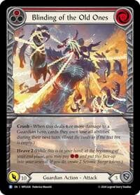 Blinding of the Old Ones (Extended Art) - Mastery Pack Guardian - Flesh and Blood TCG card
