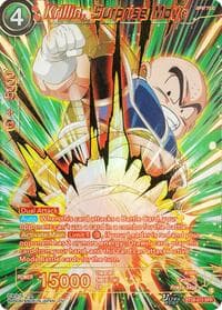 Krillin, Surprise Move (SPR) - Prismatic Clash - Dragon Ball Super: Masters card
