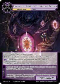 Engraved Rune of Hopeless Return - Descent into the Raven's Catacombs - Force of Will card