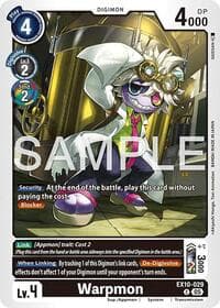 Warpmon - Sinister Order - Digimon Card Game card