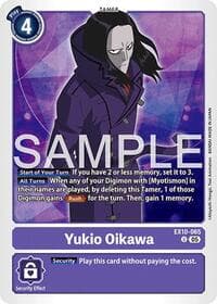 Yukio Oikawa - Sinister Order - Digimon Card Game card