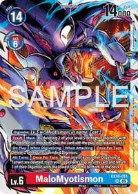 MaloMyotismon - Sinister Order - Digimon Card Game card