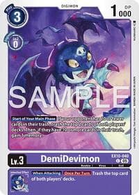 DemiDevimon - Sinister Order - Digimon Card Game card