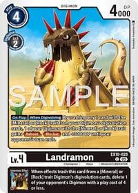 Landramon - Sinister Order - Digimon Card Game card