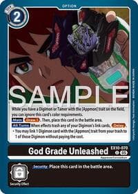 God Grade Unleashed - Sinister Order - Digimon Card Game card