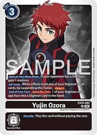 Yujin Ozora - Sinister Order - Digimon Card Game card