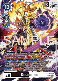 Deusmon - Sinister Order - Digimon Card Game card