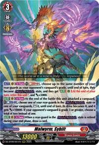 Malwyrm, Sybilt - DZ-BT09: Super Brave Detonation - Cardfight Vanguard card