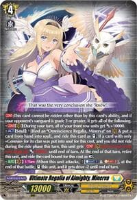 Ultimate Regalia of Almighty, Minerva - DZ-BT09: Super Brave Detonation - Cardfight Vanguard card