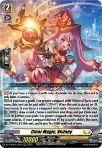 Clear Magic, Viviney - DZ-BT09: Super Brave Detonation - Cardfight Vanguard card