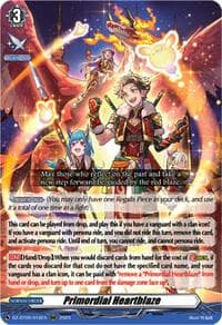 Primordial Heartblaze - DZ-BT09: Super Brave Detonation - Cardfight Vanguard card
