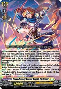 Loyal Bravery Nebula Knight, Corleanis - DZ-BT09: Super Brave Detonation - Cardfight Vanguard card