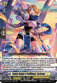 Nebula Knight of Fulfillment, Corleanis - DZ-BT09: Super Brave Detonation - Cardfight Vanguard card