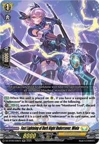 Fast Lightning of Dark Night Undercover, Wiola - DZ-BT09: Super Brave Detonation - Cardfight Vanguard card