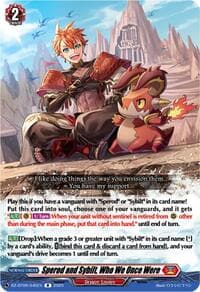 Sperod and Sybilt, Who We Once Were - DZ-BT09: Super Brave Detonation - Cardfight Vanguard card