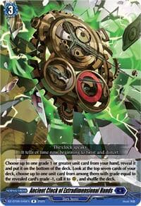 Ancient Clock of Extradimensional Hands - DZ-BT09: Super Brave Detonation - Cardfight Vanguard card