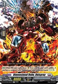 Dimensional Robo, Daispray - DZ-BT09: Super Brave Detonation - Cardfight Vanguard card