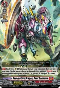 Saw-toothed Dragon, Sawchomimus - DZ-BT09: Super Brave Detonation - Cardfight Vanguard card