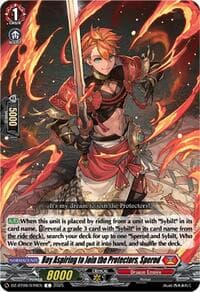 Boy Aspiring to Join the Protectors, Sperod - DZ-BT09: Super Brave Detonation - Cardfight Vanguard card