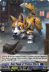 Gear Puppy of Tireless Efforts - DZ-BT09: Super Brave Detonation - Cardfight Vanguard card