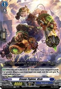 Steam Fighter, Kish - DZ-BT09: Super Brave Detonation - Cardfight Vanguard card