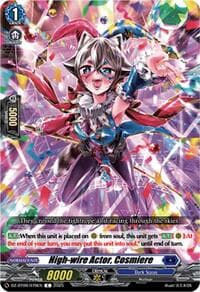 High-wire Actor, Cosmiere - DZ-BT09: Super Brave Detonation - Cardfight Vanguard card