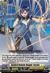 Guided Nebula Knight, Serius - DZ-BT09: Super Brave Detonation - Cardfight Vanguard card