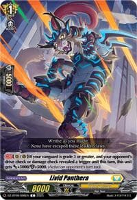 Livid Panthera - DZ-BT09: Super Brave Detonation - Cardfight Vanguard card