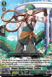 Flower Garden Pruner, Ludilus - DZ-BT09: Super Brave Detonation - Cardfight Vanguard card