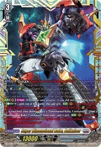 Super Dimensional Robo, Daikaiser (FFR) - DZ-BT09: Super Brave Detonation - Cardfight Vanguard card