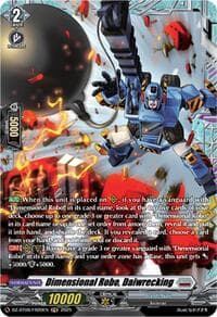 Dimensional Robo, Daiwrecking (FR) - DZ-BT09: Super Brave Detonation - Cardfight Vanguard card