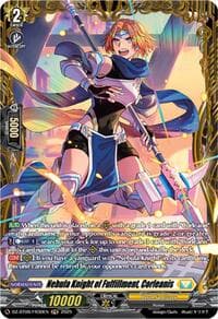 Nebula Knight of Fulfillment, Corleanis (FR) - DZ-BT09: Super Brave Detonation - Cardfight Vanguard card